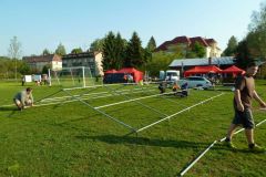 Stavění stanu Jilemnice 25.5.2019